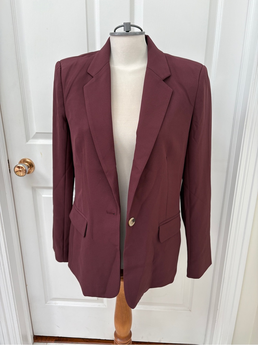 NWT Joe Fresh Single-Button Plum Blazer ladies medium